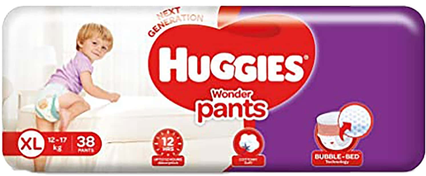 Huggies Wonder Pants Extra Large (xl) Size Diapers (12 - 17 Kg) 34 Count