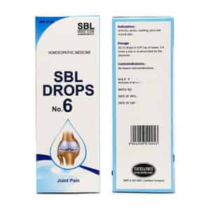 Sbl Drops No. 6 (for Joint Pain) 30 Ml Pack Of 3