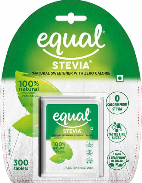 Equal Stevia Natural Sweetener Sugar Free 300 Tablets Pack Of 3