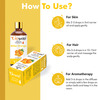 Go Woo 100% Pure Bitter Orange Body Oil Skin Lightening For Daily Use 30 Ml