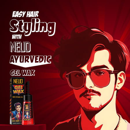 Neud Ayurvedic Strong Hold Hair Wax Gel - 250 Ml