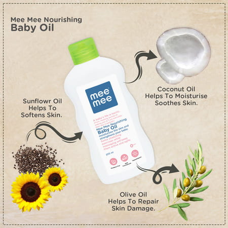 Meemee Baby Oil With Fruit Extracts- 200 Ml (200 Ml)
