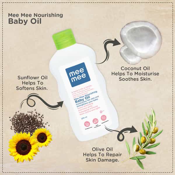 Meemee Baby Oil With Fruit Extracts- 200 Ml (200 Ml)