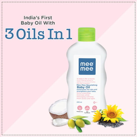 Meemee Baby Oil With Fruit Extracts- 200 Ml (200 Ml)