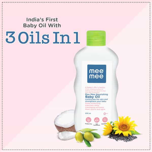 Meemee Baby Oil With Fruit Extracts- 200 Ml (200 Ml)