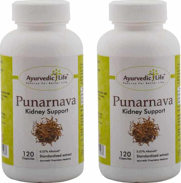 Ayurvedic Life Punarnva Capsule 120 Count Pack Of 2 Natural