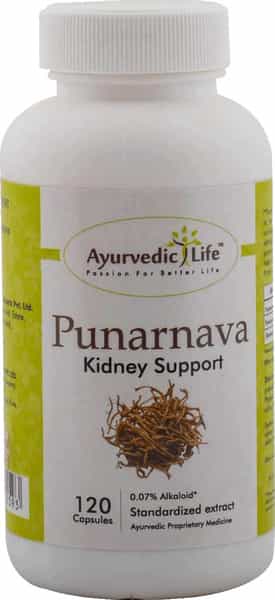 Ayurvedic Life Punarnva Capsule 120 Count Pack Of 2 Natural