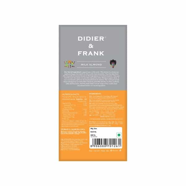 Didier & Frank Crunchy Hazelnut Milk Chocolate 50G