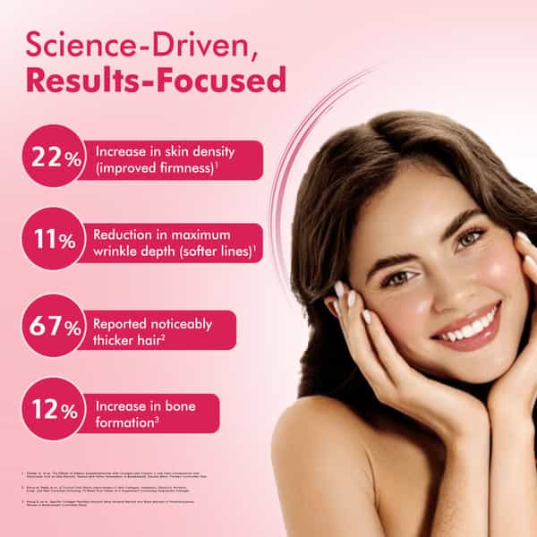Dr. Morepen Skin Collagen | Strawberry Watermelon | Powder | Jar 250Gm