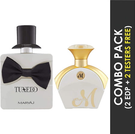 Maryaj Tuxedo For Him Edp 100ml & M White For Her Edp 90ml Pack Of 2