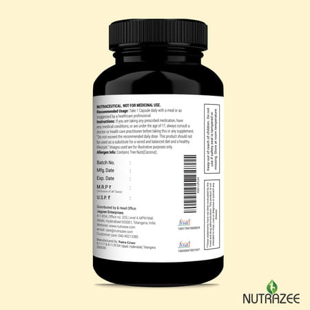 Nutrazee Vegan Vitamin D3 Supplement Plant Based Liquid Filled Capsules 60 Capsules
