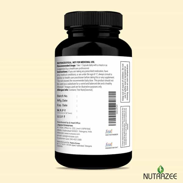 Nutrazee Vegan Vitamin D3 Supplement Plant Based Liquid Filled Capsules 60 Capsules
