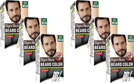 Bigen Men'S Beard Color Brown Black B102 40g (Pack Of 6)