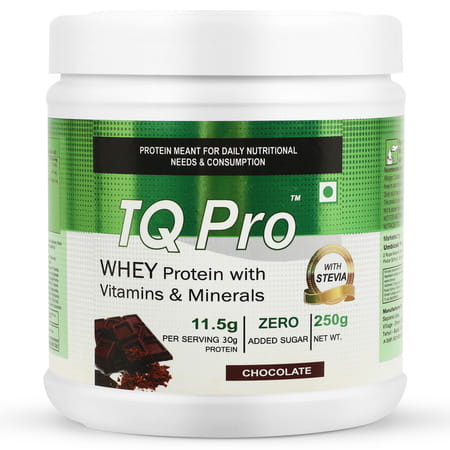 Tq Pro Whey Protein Chocolate Powder 250 G