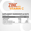 Himalayan Organics Zinc With Vitamin C | 2x Immunity | Bottle | 120 Tablets