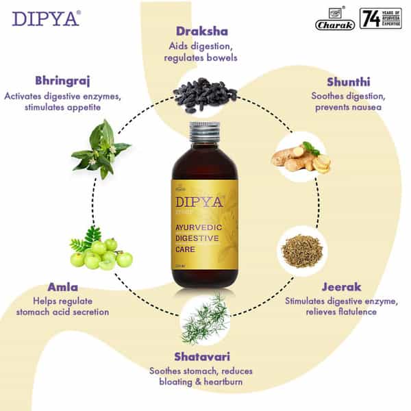 Dipya Ayurvedic Digestive Syrup - 200Ml