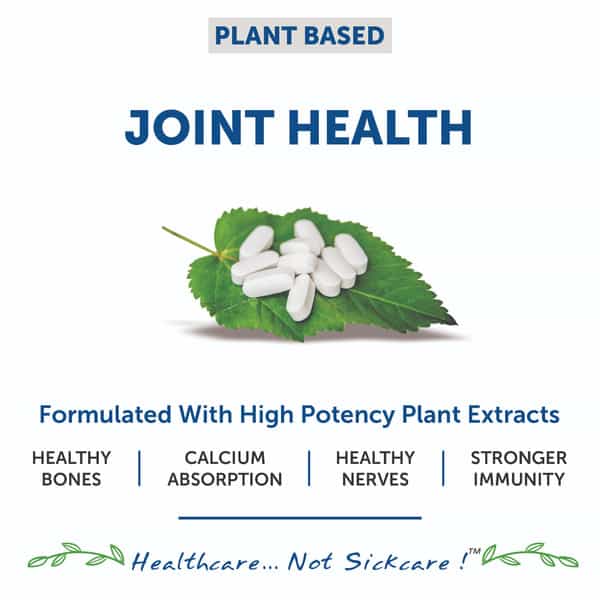 Bliss Welness Calcium Magnesium Zinc Vitamin D3 K2 B12 Folic Acid|Joint And Bones - 120 Veg Tablets