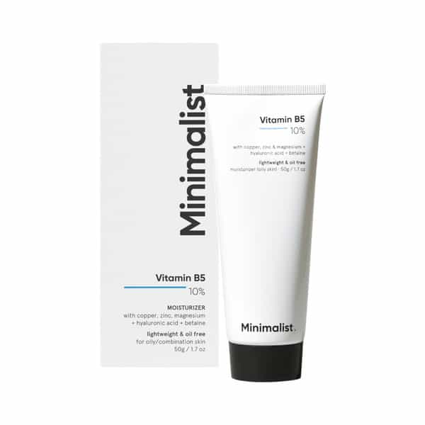 Vitamin B5 10% Oil Free Moisturizer With Zinc | Copper | Magnesium & Ha For Oily Ski