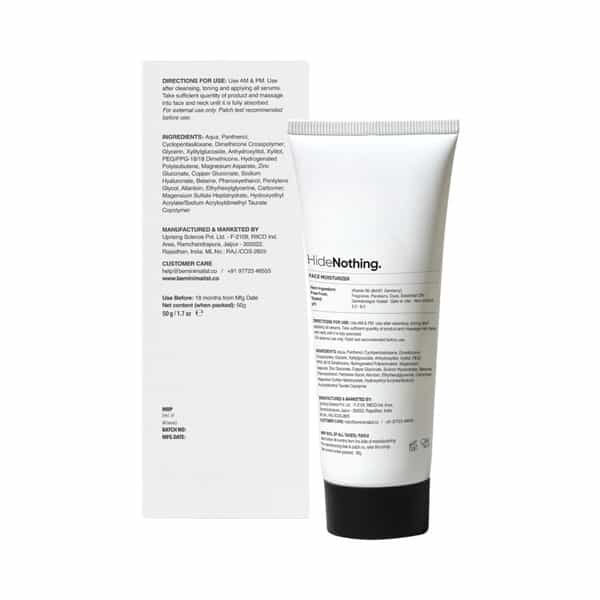 Vitamin B5 10% Oil Free Moisturizer With Zinc | Copper | Magnesium & Ha For Oily Ski