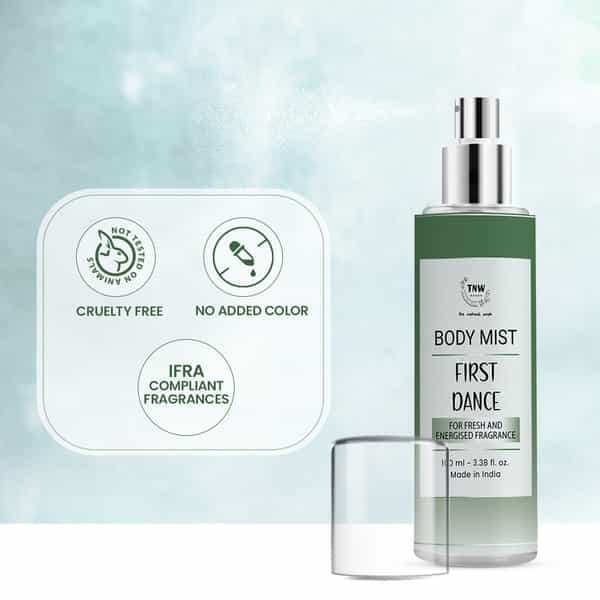 Tnw The Natural Wash First Dance Body Mist For Long-Lasting Energizing Fragrance | 100Ml