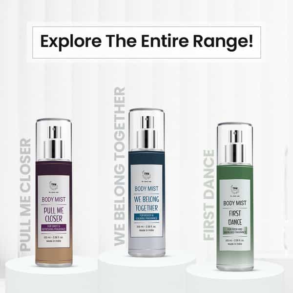 Tnw The Natural Wash First Dance Body Mist For Long-Lasting Energizing Fragrance | 100Ml