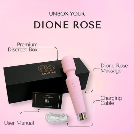 Libertee Dione Rose Personal Body Massager For Women