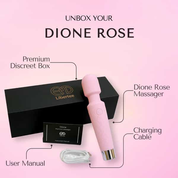 Libertee Dione Rose Personal Body Massager For Women