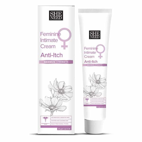 Sheneed Feminine Intimate Anti-Itch Cream | Maximum Strength | All Skin Types | Gynac Approved|30G