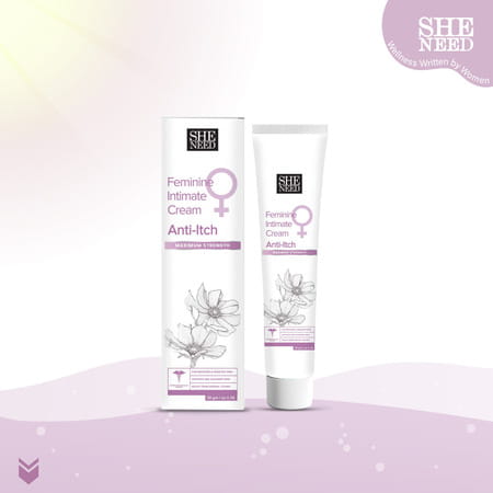 Sheneed Feminine Intimate Anti-Itch Cream | Maximum Strength | All Skin Types | Gynac Approved|30g