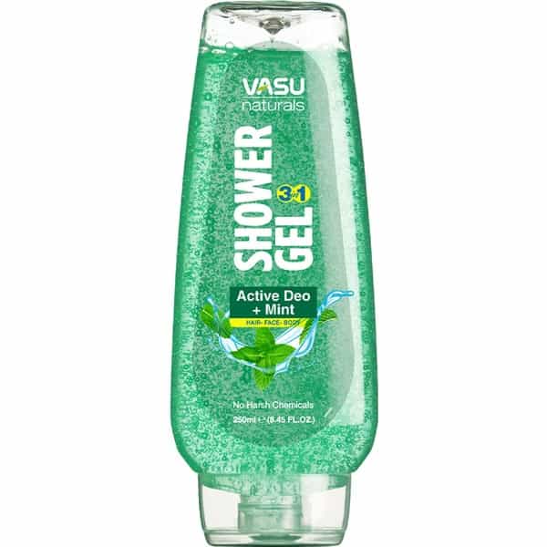 Vasu Shower Gel- Active Deo-Mint_250ml