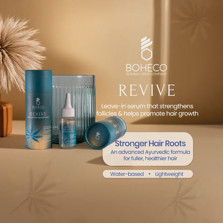 Boheco Revive Advance Hair Regrowth Serum | Enhances Hair Density & Strength | 50ml