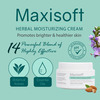 Maxisoft Herbal Moisturizing Cream | Squat Jar | 50 Gm | Pack Of 2