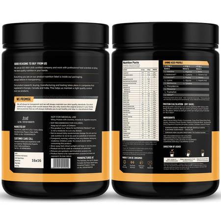 Myfitfuel Advance Mff 100% Whey Protein Powder + Digestive Enzymes & Vitamin (500g, Chocolate Fudge)