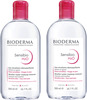 Bioderma Sensibio H2o Soothing Cleanser Make Up Remover Face Eyes Sensitive Skin 500Ml Pack Of 2