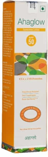Ahaglow Spf 50 Sunscreen Lotion 100Ml