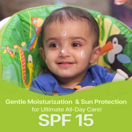 Herby Angel Ultra Gentle Baby Lotion With Spf 15 | Aloe Vera | Neem & Lavender Oil - 200ml