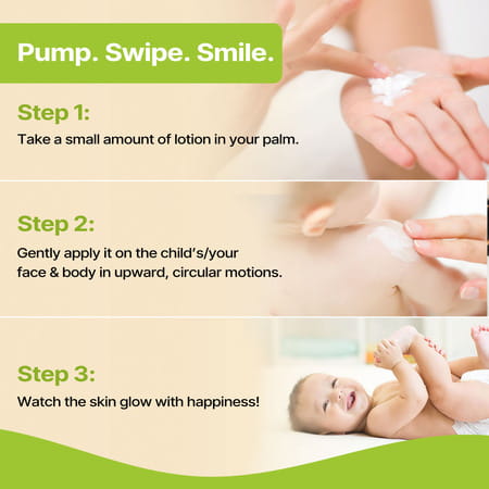 Herby Angel Ultra Gentle Baby Lotion With Spf 15 | Aloe Vera | Neem & Lavender Oil - 200ml