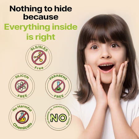 Herby Angel Ultra Gentle Baby Lotion With Spf 15 | Aloe Vera | Neem & Lavender Oil - 200ml