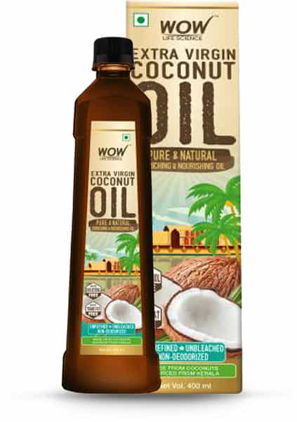 Wow Life Science Extra Virgin Coconut Oil - 400Ml