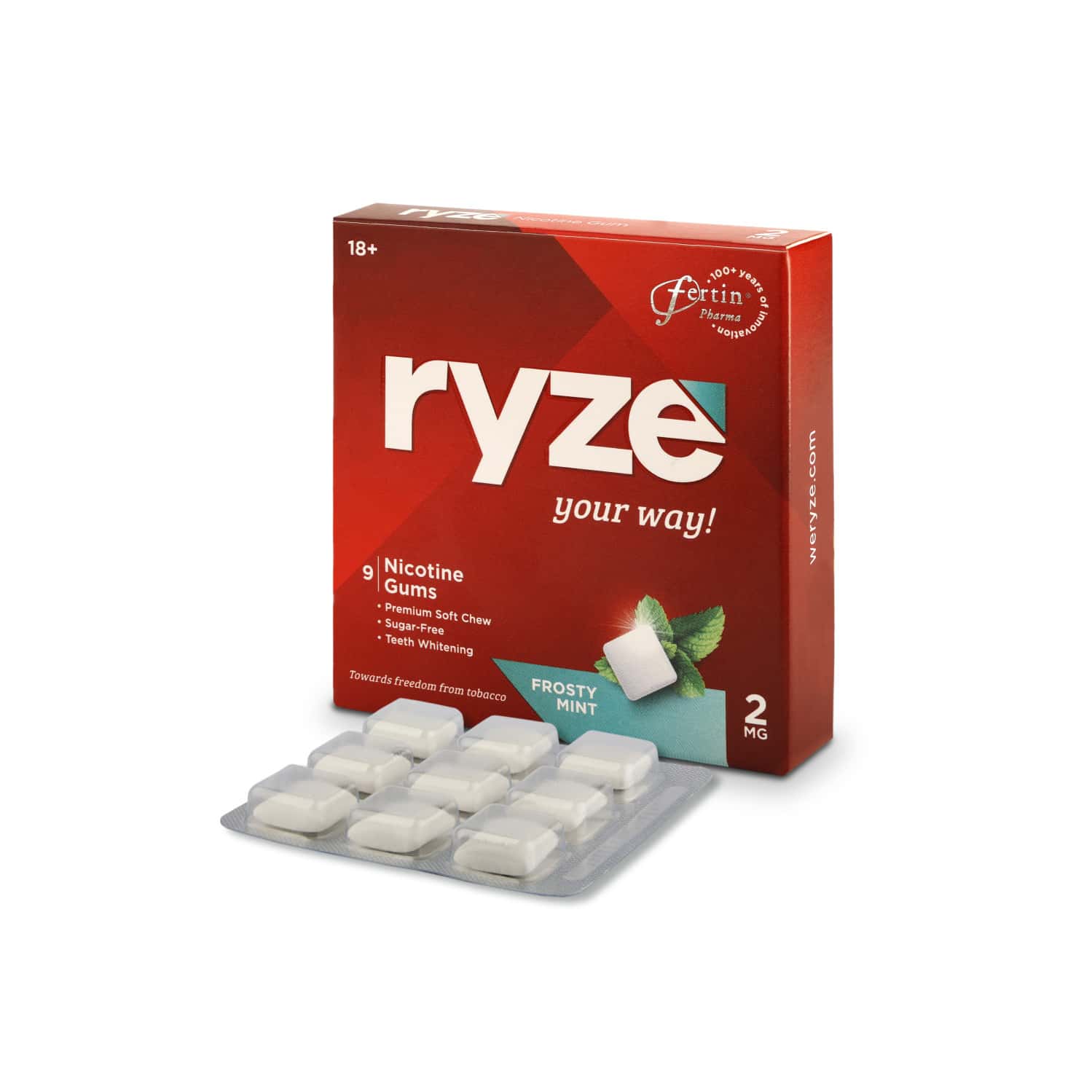 Buy RYZE NICOTINE GUM 2MGQUIT SMOKING AIDSOFT CHEWEASY ON THROAT