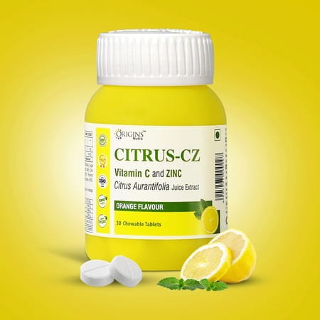 Origins Nutra Citrus-cz Vitamin C & Zinc - 30 Chewable Tablets