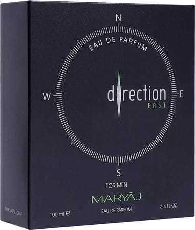 Maryaj Direction East Edp Spicy Perfume 100ml For Men And Ajmal Wisal Dhahab Deodorant 200ml For Men