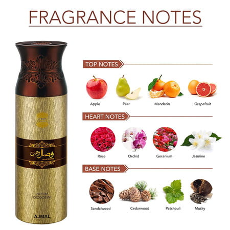 Maryaj Direction East Edp Spicy Perfume 100ml For Men And Ajmal Wisal Dhahab Deodorant 200ml For Men