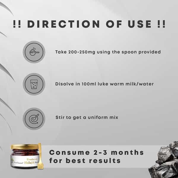 Four Seasons Himalayan Shilajit Gold Resin (20Gm) | Boost Performance | Endurance And Stamina