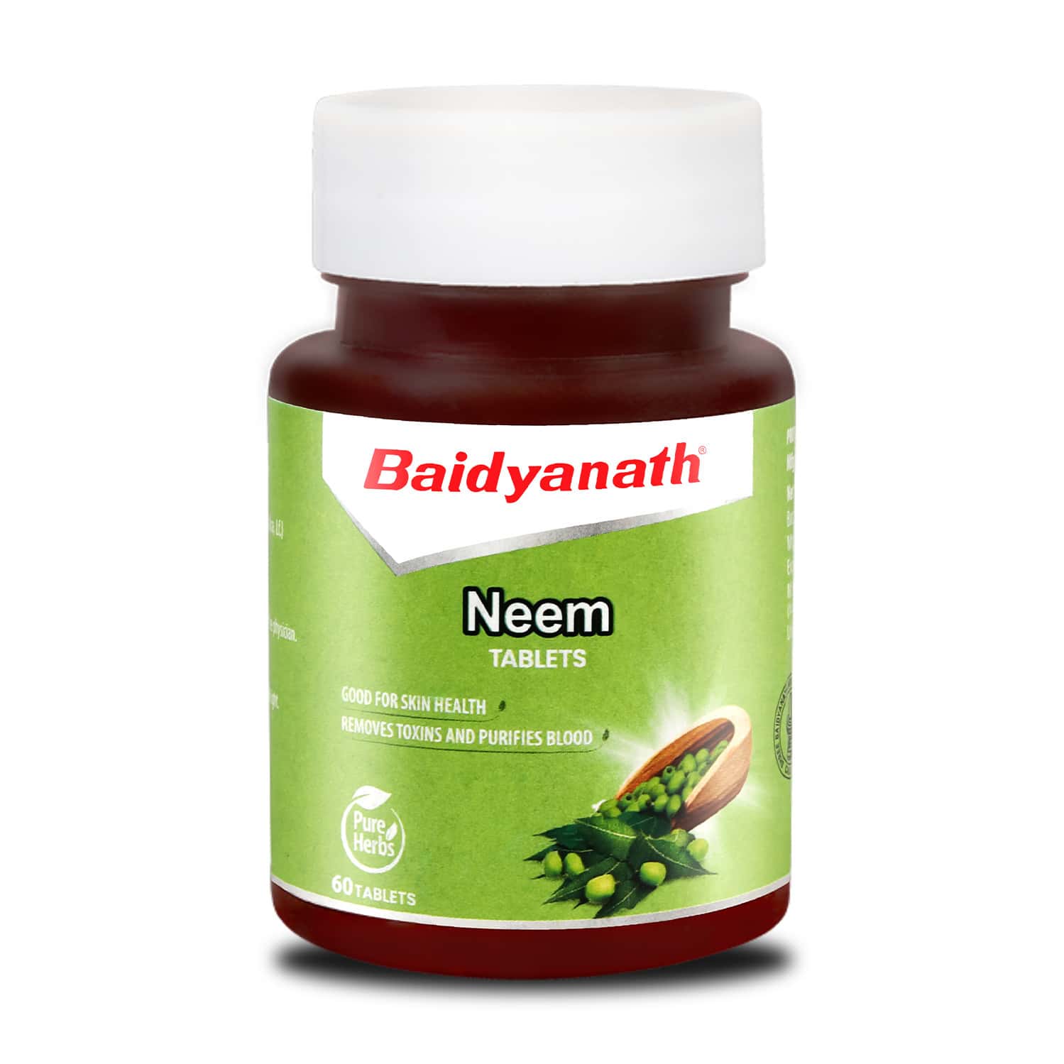 Baidyanath Neem 60 Tablets | Healthy Skin & Hair | Natural Extracts Of Neem
