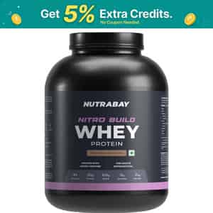Nutrabay Pro Nitro Build Whey Protein - 2kg | Rich Milk Chocolate - 22 Servings | For Men And Women