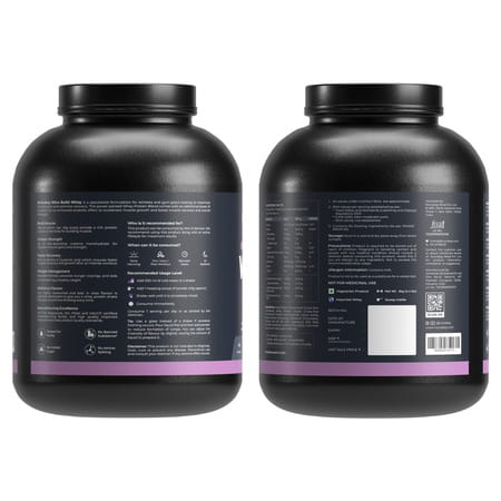 Nutrabay Pro Nitro Build Whey Protein - 2kg | Rich Milk Chocolate - 22 Servings | For Men And Women