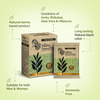 Nisha Nature Mate Henna Based Hair Colour Original Black 60g | No Ammonia/Resorcinol | 100% Coverage