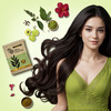 Nisha Nature Mate Henna Based Hair Colour Original Black 60g | No Ammonia/Resorcinol | 100% Coverage