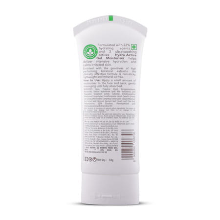 Lotus Dermabotanics 2.5% Ha Complex & Vit E + 5% Cica & Greentea Hydra Active Gel Moisturiser 50g